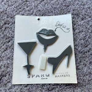 ARQ Slate Cheese Markers Set